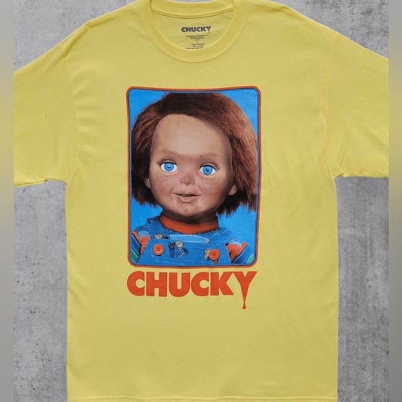 HORROR Chucky Horror Movie X Doll Face Shirt Sz M - Picture 1 of 10